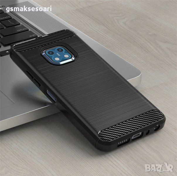 Nokia XR20 - Удароустойчив Кейс Гръб CARBON, снимка 1
