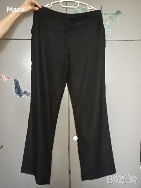 Дамски черен панталон 40 размер , снимка 1