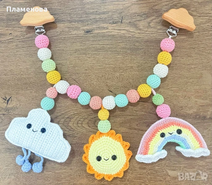 Висяща играчка за бебешка количка, снимка 1