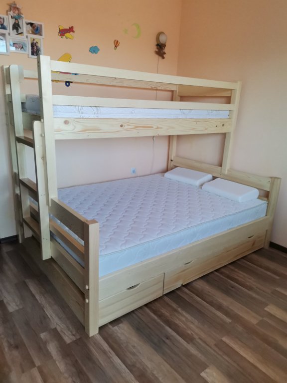 Продавам двуетажни легла в Спални и легла в гр. Бургас - ID24879514 —  Bazar.bg