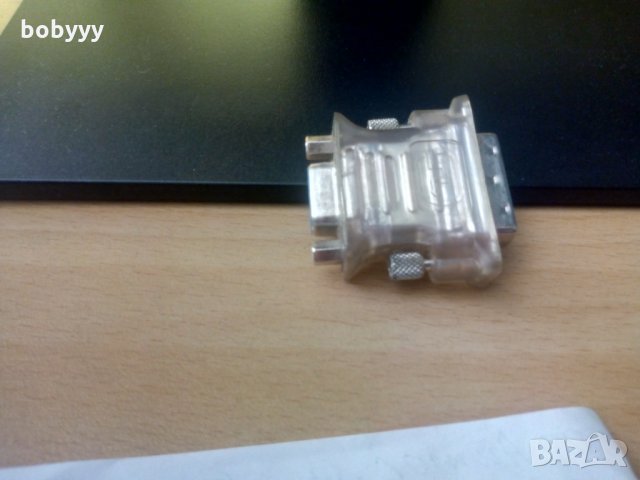 Адаптер за монитор DVI-I към VGA - мъжки към женски (24 + 5 аналогови), снимка 2 - Други - 32875760