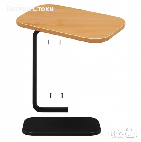 C-образна многофункционална масичка за кафе и лаптоп, снимка 4 - Маси - 52887736