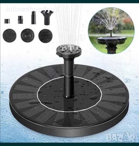 Соларен фонтан за градина, снимка 3 - Градински мебели, декорация  - 33375141