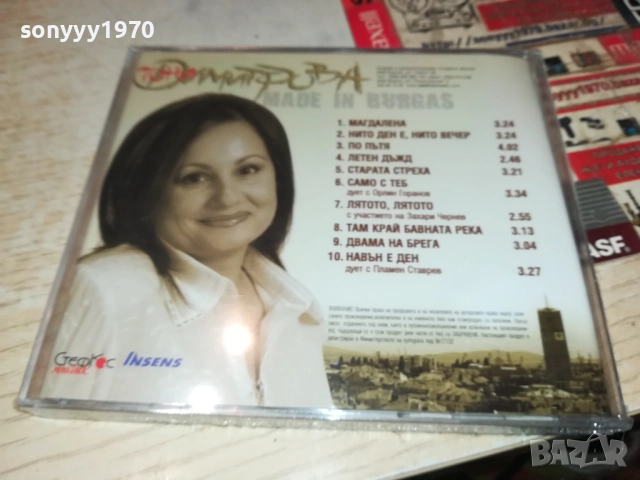 ТОНИ ДИМИТРОВА ЦД 0810251637, снимка 10 - CD дискове - 51987754