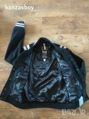 g-star baseball wool bomber protection wool - страхотно мъжко яке НОВО , снимка 9 - Якета - 38629776