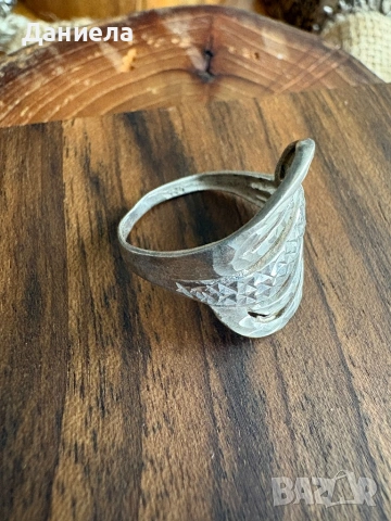 Сребърен пръстен, снимка 3 - Пръстени - 53303869