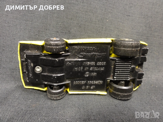 СТАРА РЕТРО МЕТАЛНА КОЛИЧКА MATCHBOX SHOVEL NOSE SPEED KINGS , снимка 6 - Колекции - 51651818