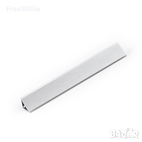 Водобранна лайстна, прав профил, алуминий 4 м.