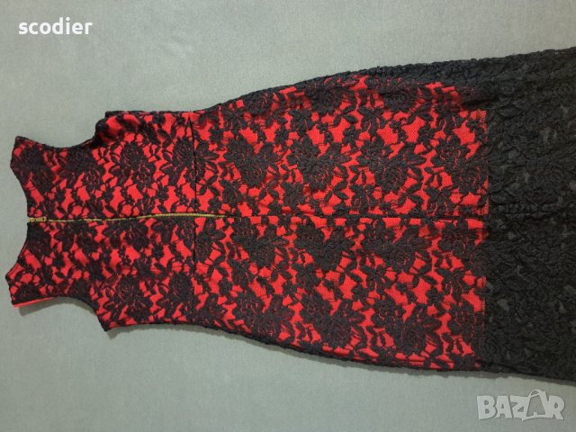 Дълга дантелена рокла -S, снимка 3 - Рокли - 39961850