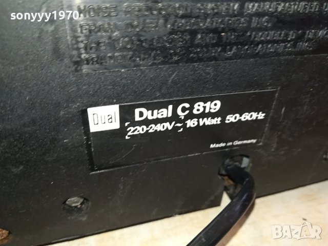 DUAL C 819 DECK-MADE IN GERMANY-ВНОС SWISS LK1ED2711231104, снимка 12 - Декове - 43164208