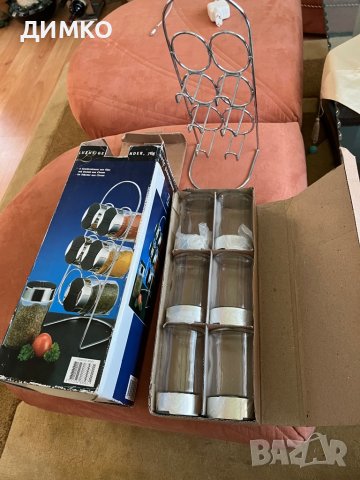 Хромирана поставка за подправки