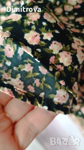 Рокля Only с флорален мотив, снимка 5 - Рокли - 53223316