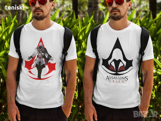 Геимърски тениски Assassin's Creed Мъжки Дамски и детски, снимка 2 - Тениски - 31503923