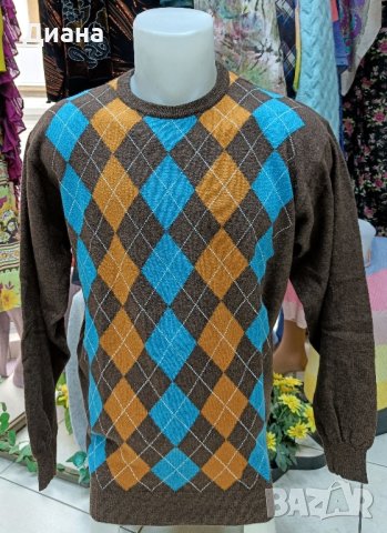 Мъжки пуловери от естествени материи-мерино,ламска вълна, снимка 11 - Пуловери - 43435793