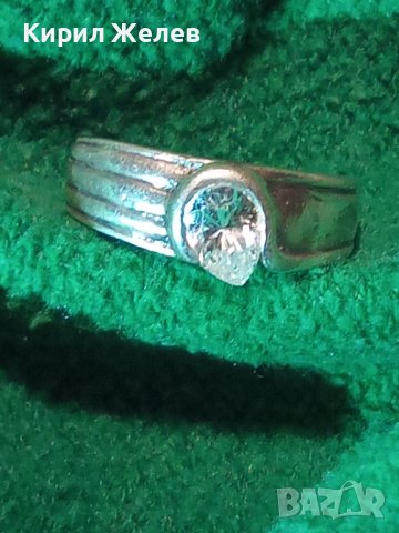 СКЪПОЦЕНЕН СРЕБЪРЕН СТАР ПРЪСТЕН ВИСОКА ПРОБА СРЕБРО с УНИКАЛНО ЮВЕЛИРНО ФАСЕТИРАН ЦИРКОН 27326, снимка 18 - Пръстени - 36869824