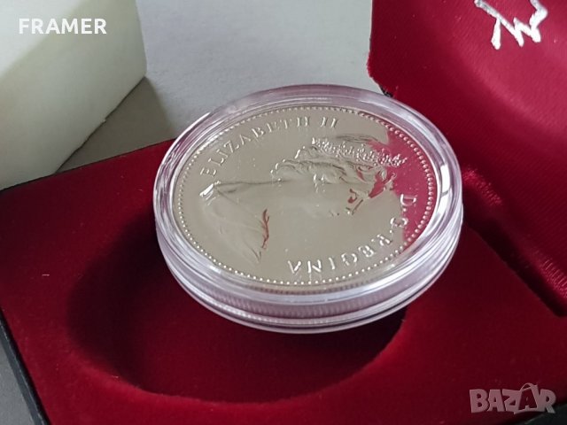 1 сребърен долар 1979 година Канада Елизабет II сребро в ТОП качество, снимка 6 - Нумизматика и бонистика - 35285134