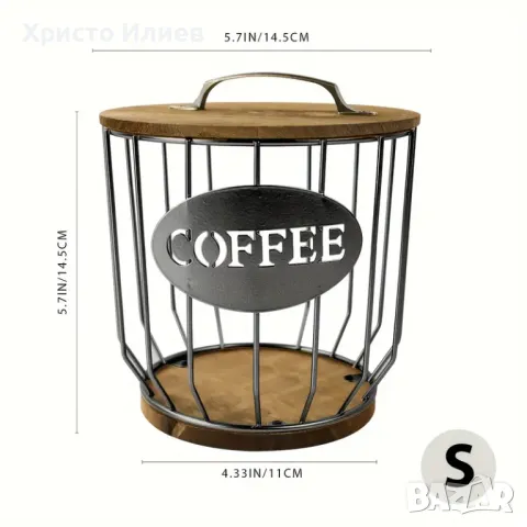 Органайзер Стойка Метална поставка с капак за кафе капсули за Долче Густо Nespresso Dolce Gusto, снимка 3 - Други - 47833441