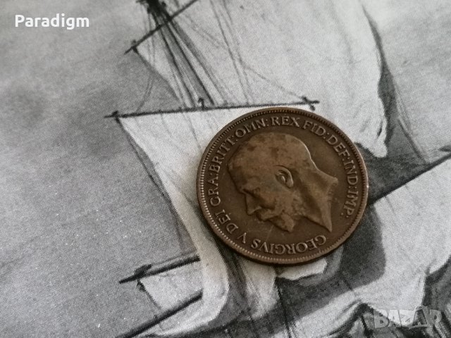 Монета - Великобритания - 1 пени | 1917г., снимка 2 - Нумизматика и бонистика - 28055584