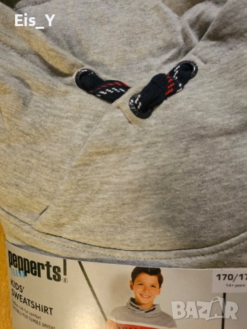 Нов ватиран суичър, размер 158-170 cm (Спортно горнище, екип), снимка 8 - Детски анцузи и суичери - 51828512