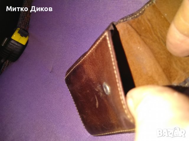 Калъвче за запалка и документи-карти Ардино  естествена кожа 100х65мм, снимка 5 - Портфейли, портмонета - 39613033