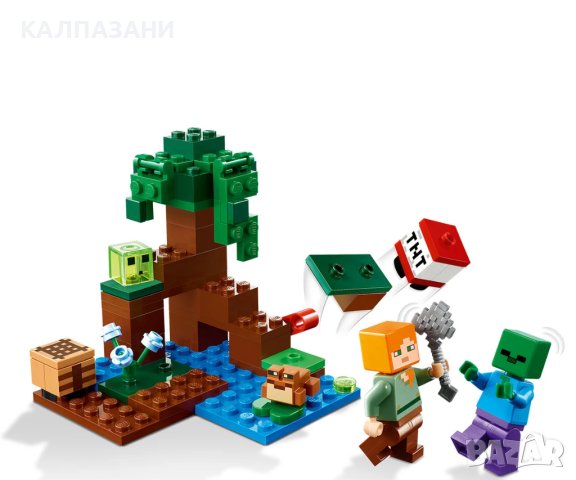 LEGO® Minecraft™ 21240 - Приключение в блатото, снимка 4 - Конструктори - 43425563