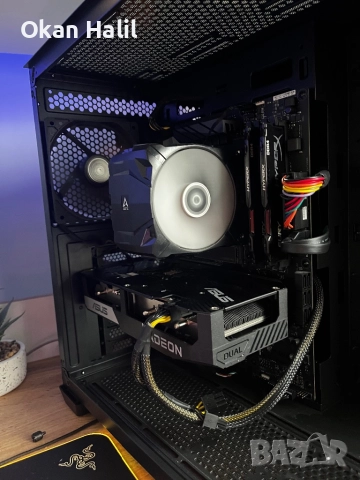 Геймърски компютър! RYZEN 5 5600, RX 6600, снимка 2 - Геймърски - 52773904