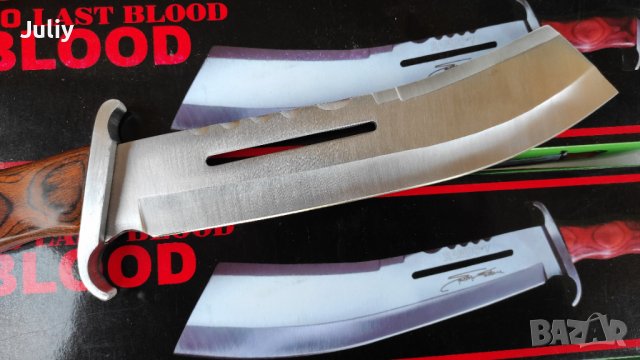 Туристически нож - мачете Rrambo last blood, снимка 6 - Ножове - 39782580
