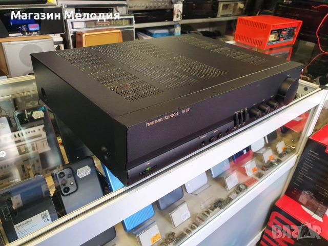 Усилвател Harmon Kardon HK 620 Black В отлично техническо и визуално състояние., снимка 6 - Ресийвъри, усилватели, смесителни пултове - 34002907