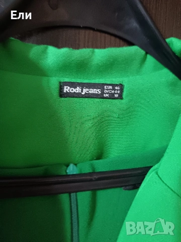 Рокля и сако в зелено, снимка 7 - Сака - 53056734