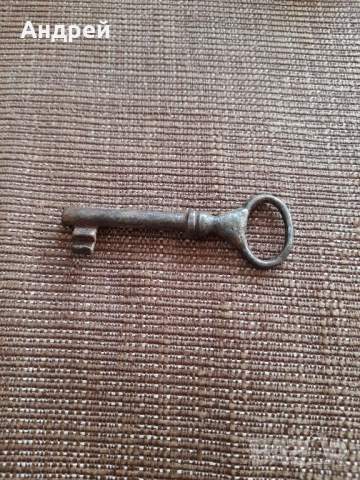 Стар метален ключ #16, снимка 3 - Колекции - 52630139