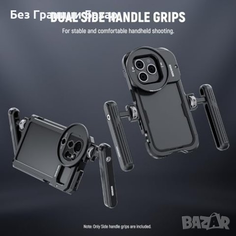 Нов 360° Въртящи Се Дръжки за Снимане Видео iPhone Samsung - NEEWER, снимка 5 - Друга електроника - 43560741