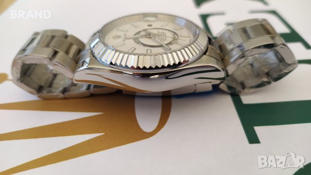 Мъжки часовник ROLEX SKY-DWELLER 42мм двойно часово време клас 5А+, снимка 7 - Мъжки - 28262427