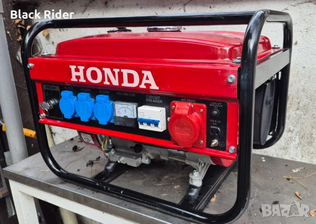 Генератор за ток HONDA 6.5kW AVR 4T 17,5 Hp, снимка 2 - Други машини и части - 53100675