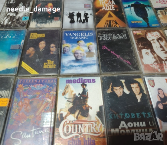 Оригинални касети на български рок, метъл и пънк изпълнители и други лицензни касети