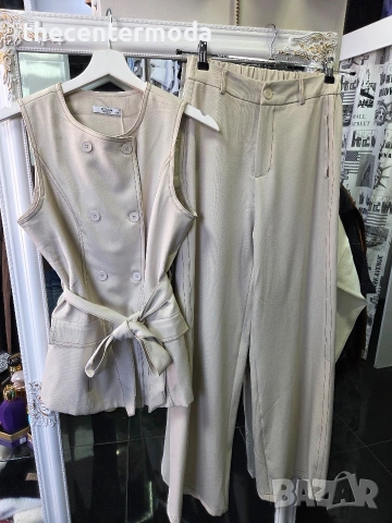 Бял дънков сет , снимка 4 - Рокли - 53535951