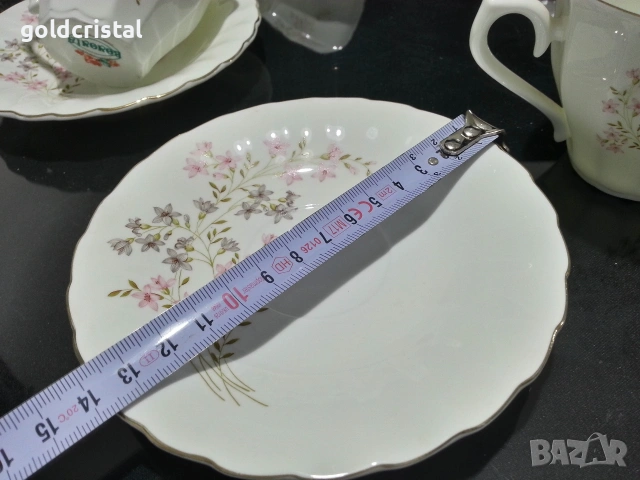 Стар български костен порцелан чаши за чай , снимка 7 - Антикварни и старинни предмети - 53317053