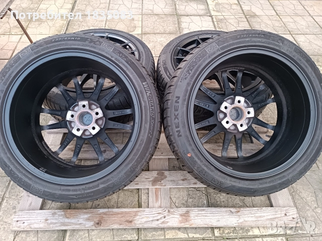 Лети джанти 18ки 5х112 Alutec + зимни гуми 235/45/18 Nexen, снимка 8 - Гуми и джанти - 52821970