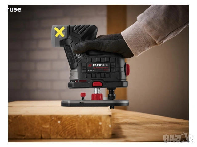 НОВИ! Акумулаторна оберфреза Parkside Performance, снимка 9 - Други инструменти - 53426385