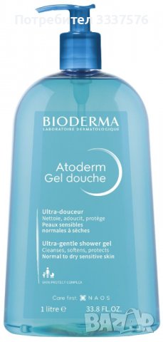 Bioderma Atoderm Душ-гел за лице и тяло 1000 мл