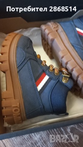 Нови детски обувки Tommy Hilfiger, номер 20, снимка 6 - Бебешки боти и ботуши - 43447366