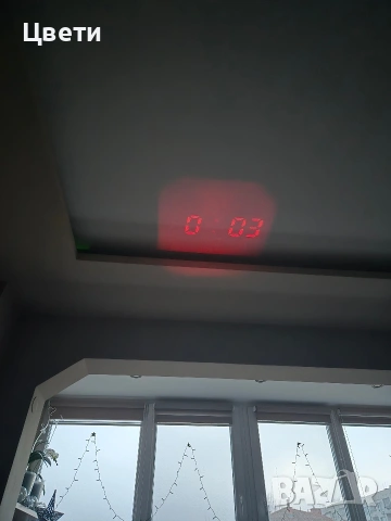 Радио часовник / будилник с прожекция на тавана , снимка 4 - Друга електроника - 53218757