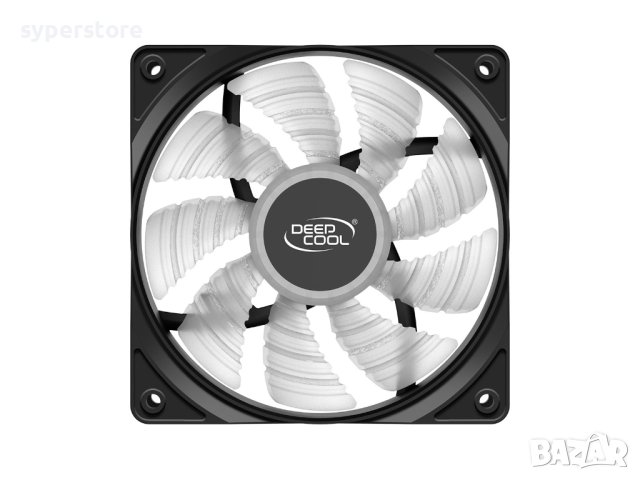 Вентилатор за компютър 120x120x25mm DeepCool Xfan 120 FLED-RF120-RD 1300RPM 3 pin Molex 4-pin, снимка 3 - Други - 40252658