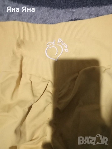 Жълти панталони/тип клин, снимка 3 - Клинове - 52932187