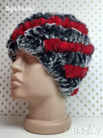 Дамска шапка Чинчила 3, снимка 3 - Шапки - 38636841