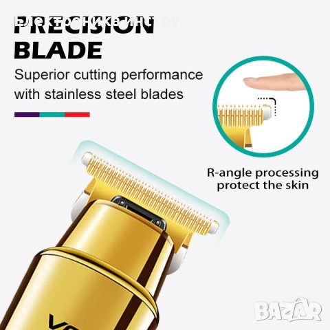 VGR V-947 Професионален безжичен акумулаторен тример за коса и брада , снимка 4 - Друга електроника - 43164903