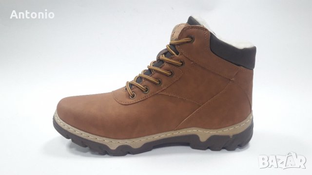 Мъжки боти бежови 3574, снимка 2 - Мъжки боти - 27661954