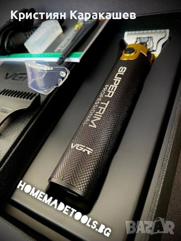 Професионален тример VGR V-082 de LUX за стайлинг с USB зареждане и 4 различни приставки, снимка 4 - Машинки за подстригване - 40198846