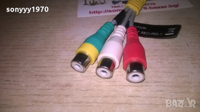 преход а/в-3 чинча към жак 3.5мм, снимка 9 - Други - 27497355