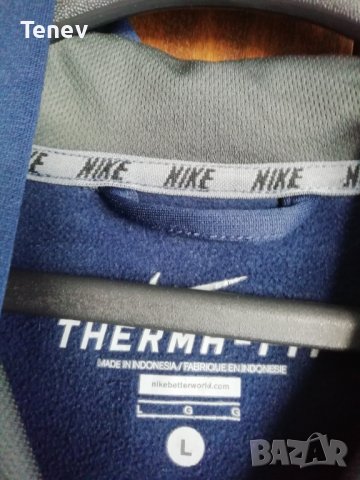 Nike Therma-Fit оригинален суичър горнище с качулка размер L, снимка 4 - Суичъри - 43851100