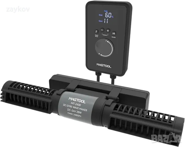 MagTool Wave Maker за аквариум, Spin Wave Maker, 1600-4200 GPH регулируем напречен поток, снимка 1